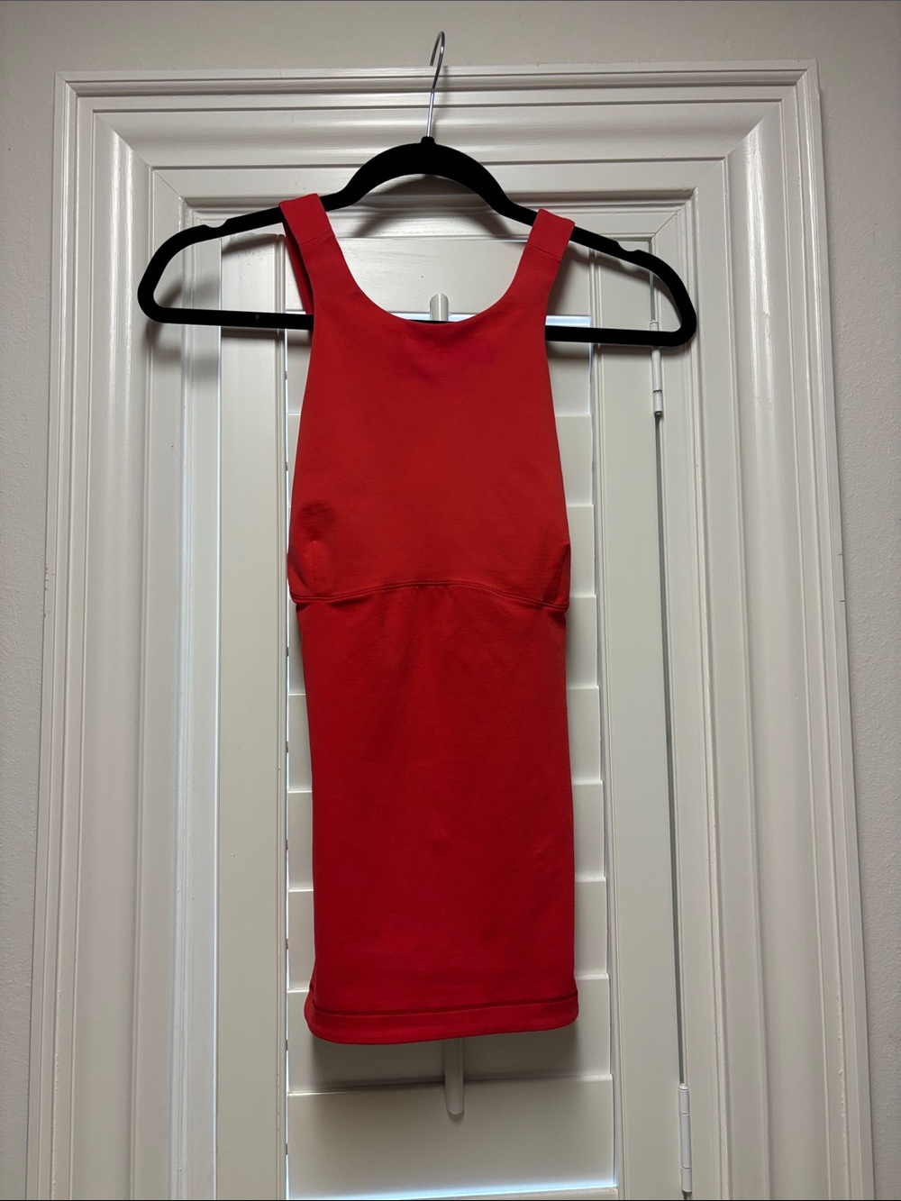 lululemon athletica Red Scoop Neck Tank